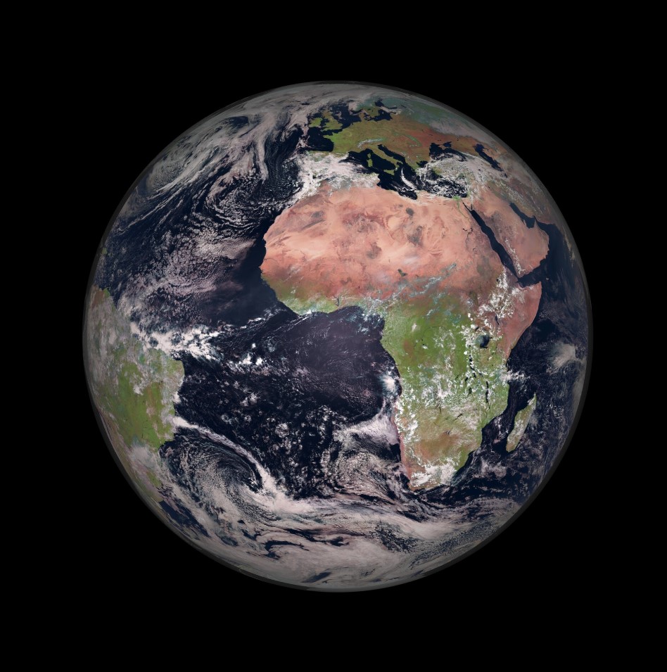 The Earth photo by the European Space Agency