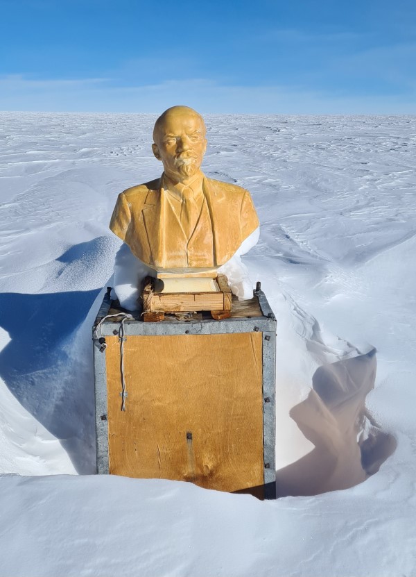 Lenin Bust Antarctica