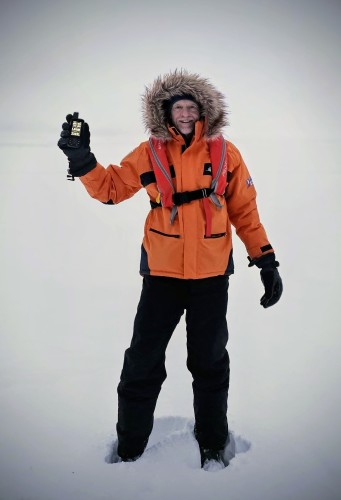 Chris Brown with GPS