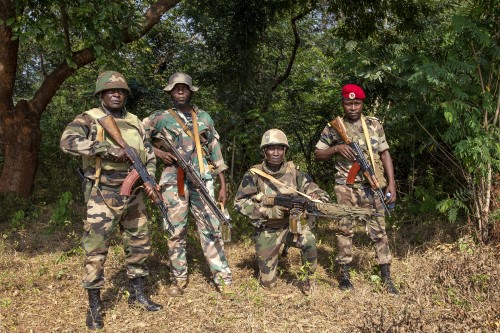 Central African Republic Soldiers for the main expedition