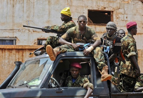 Seleka Fighters in Bangui, CAR