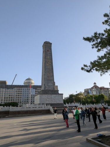 Tai Chi in People's Square, Urumqi
