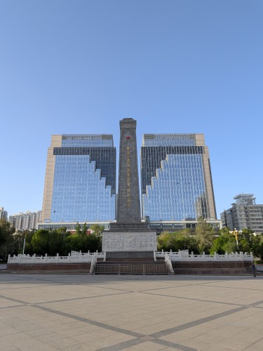 People's Square in &Uuml;r&uuml;mqi, China